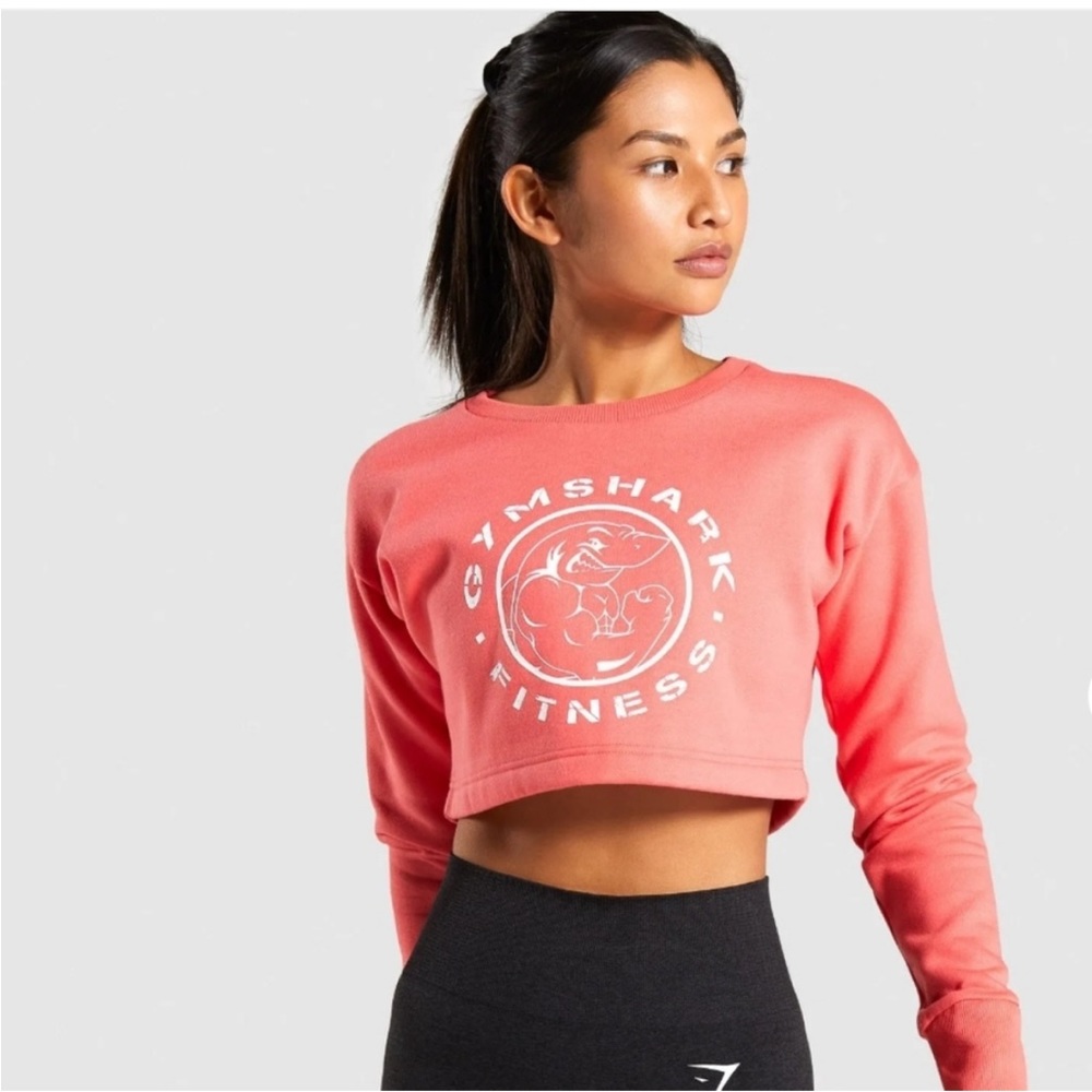 GYMSHARK Legacy Cropped Sweatshirt NWT